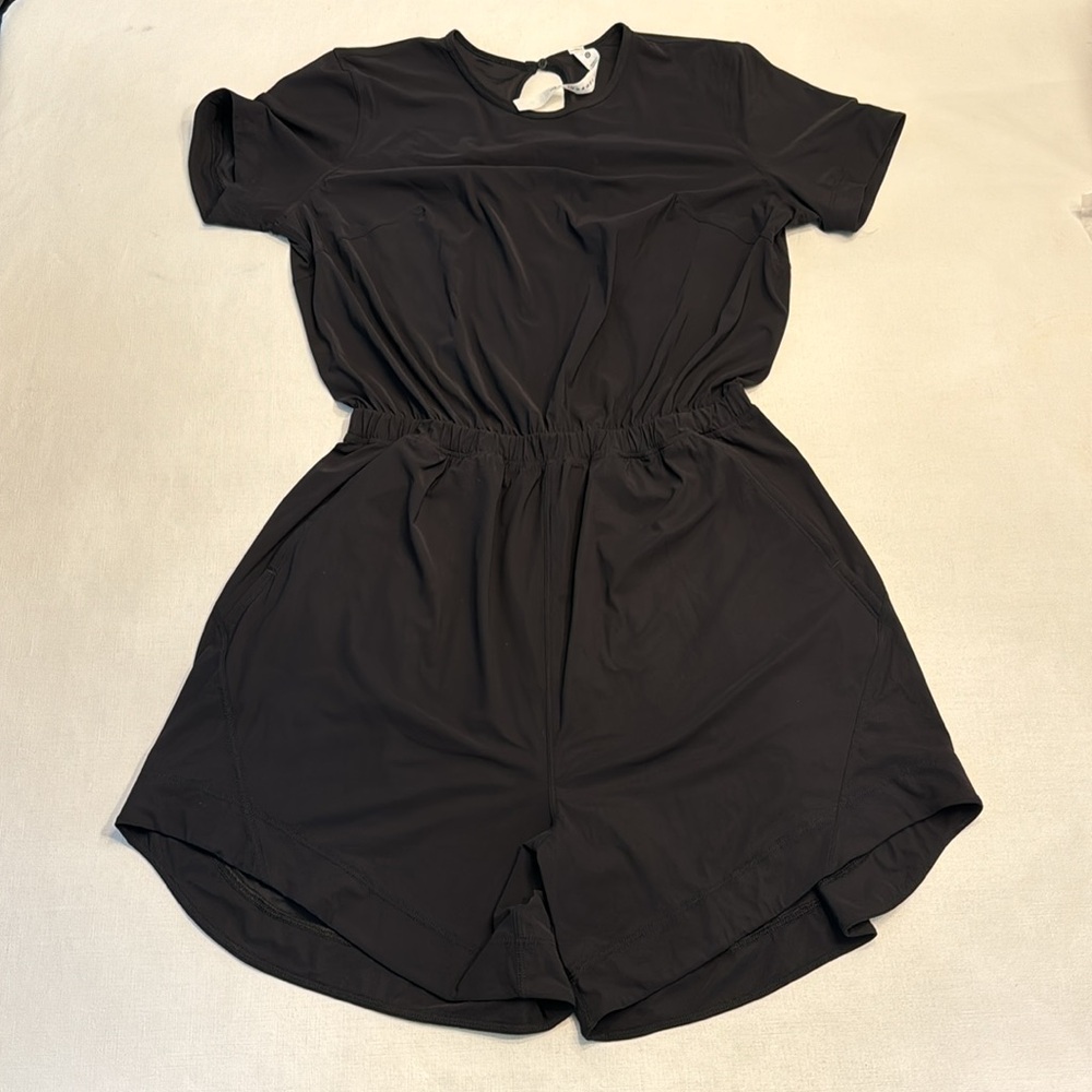 22. Lululemon Lightweight High-Neck Romper Black